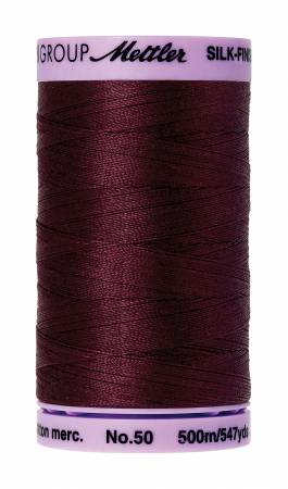 Thread, Mettler: Large Spool, 48 Assorted Colors - 50wt Cotton Silk Finish 547yd/500M