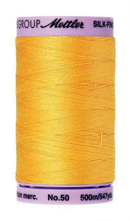 Thread, Mettler: Large Spool, 48 Assorted Colors - 50wt Cotton Silk Finish 547yd/500M
