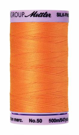 Thread, Mettler: Large Spool, 48 Assorted Colors - 50wt Cotton Silk Finish 547yd/500M