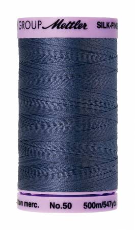 Thread, Mettler: Large Spool, 48 Assorted Colors - 50wt Cotton Silk Finish 547yd/500M