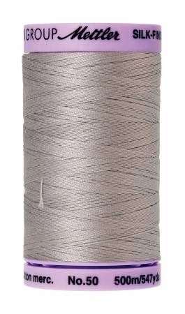 Thread, Mettler: Large Spool, 48 Assorted Colors - 50wt Cotton Silk Finish 547yd/500M