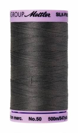 Thread, Mettler: Large Spool, 48 Assorted Colors - 50wt Cotton Silk Finish 547yd/500M