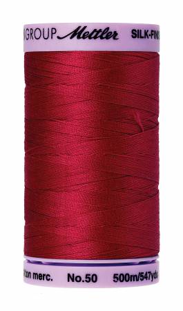 Thread, Mettler: Large Spool, 48 Assorted Colors - 50wt Cotton Silk Finish 547yd/500M