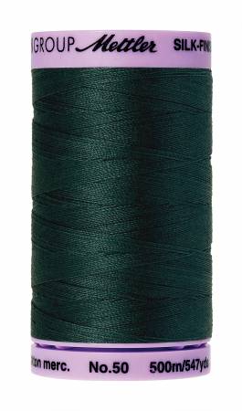 Thread, Mettler: Large Spool, 48 Assorted Colors - 50wt Cotton Silk Finish 547yd/500M