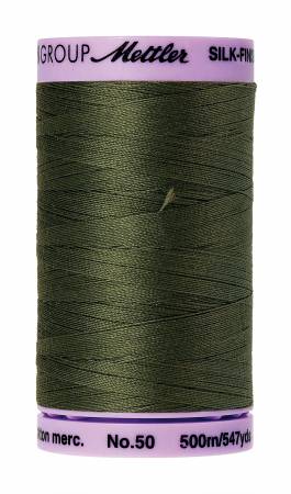 Thread, Mettler: Large Spool, 48 Assorted Colors - 50wt Cotton Silk Finish 547yd/500M