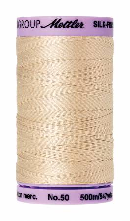 Thread, Mettler: Large Spool, 48 Assorted Colors - 50wt Cotton Silk Finish 547yd/500M