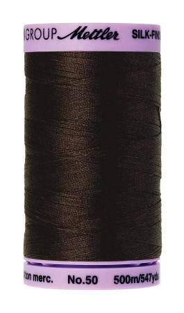 Thread, Mettler: Large Spool, 48 Assorted Colors - 50wt Cotton Silk Finish 547yd/500M