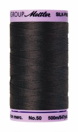 Thread, Mettler: Large Spool, 48 Assorted Colors - 50wt Cotton Silk Finish 547yd/500M