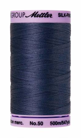 Thread, Mettler: Large Spool, 48 Assorted Colors - 50wt Cotton Silk Finish 547yd/500M