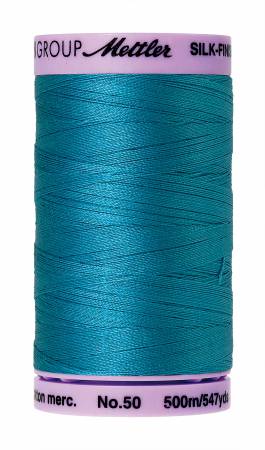 Thread, Mettler: Large Spool, 48 Assorted Colors - 50wt Cotton Silk Finish 547yd/500M