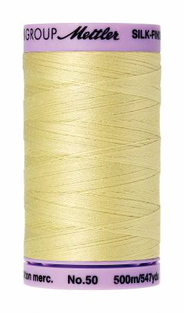 Thread, Mettler: Large Spool, 48 Assorted Colors - 50wt Cotton Silk Finish 547yd/500M