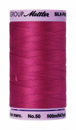 Thread, Mettler: Large Spool, 48 Assorted Colors - 50wt Cotton Silk Finish 547yd/500M