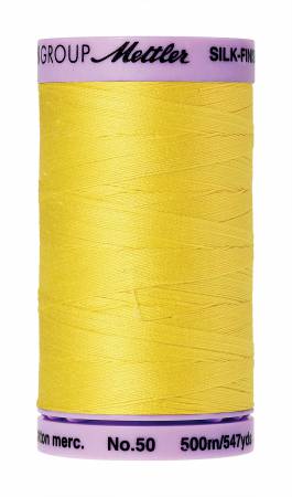 Thread, Mettler: Large Spool, 48 Assorted Colors - 50wt Cotton Silk Finish 547yd/500M
