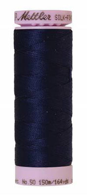 Thread, Mettler:  Blues, Greens - 50wt Cotton Silk Finish 164yd/150M