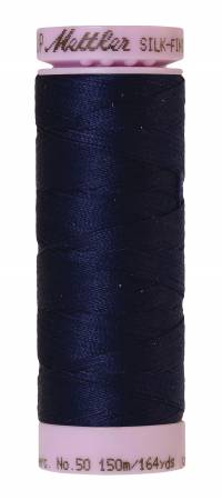 Thread, Mettler:  Blues, Greens - 50wt Cotton Silk Finish 164yd/150M