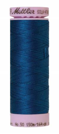 Thread, Mettler:  Blues, Greens - 50wt Cotton Silk Finish 164yd/150M