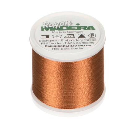 Rayon Machine Embroidery Thread - Brown, Tan, Grey,  40wt 220yds