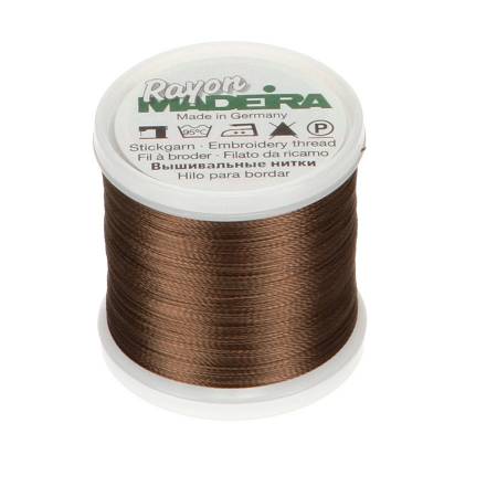 Rayon Machine Embroidery Thread - Brown, Tan, Grey,  40wt 220yds