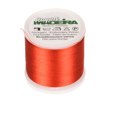 Rayon Machine Embroidery Thread - Reds, Pinks, Oranges, Yellows,  40wt 220yds