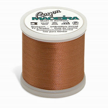 Rayon Machine Embroidery Thread - Brown, Tan, Grey,  40wt 220yds
