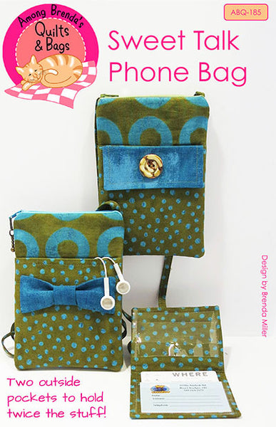 Pattern, ABQ, Sweet Talk Phone Bag     ABQ-185