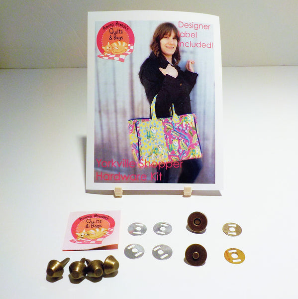Bag Hardware Kit, Yorkville Shopper with designer label