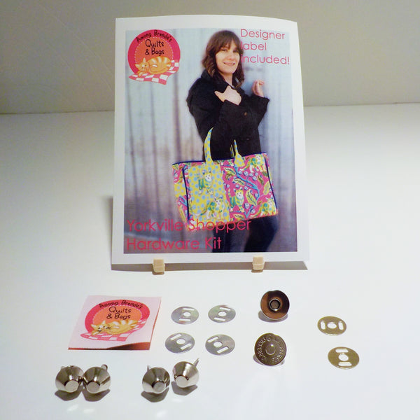 Bag Hardware Kit, Yorkville Shopper with designer label