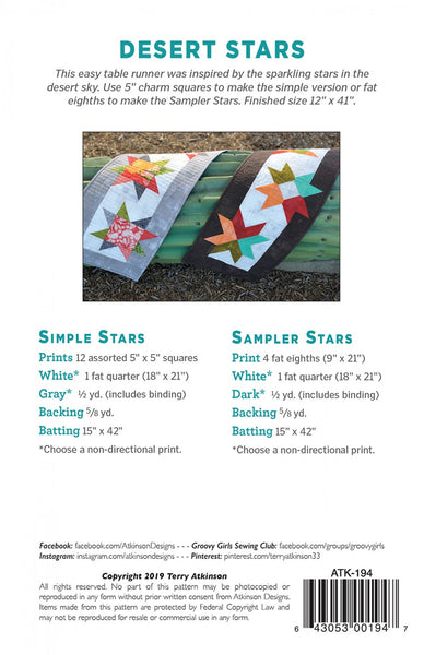 Pattern, Desert Stars ATK-194