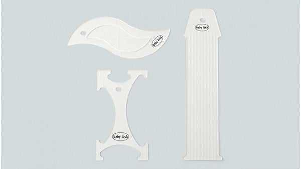 Sewing Machine Accessory, Free Motion Quilting, Basic Ruler Set Low Shank BLRK2-LS