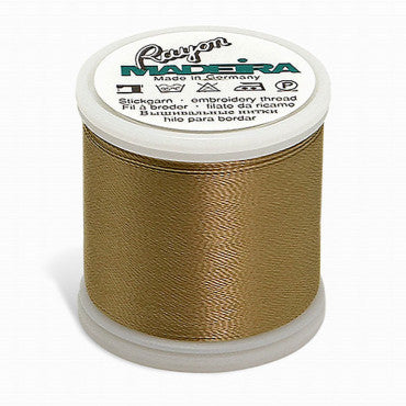 Rayon Machine Embroidery Thread - Brown, Tan, Grey,  40wt 220yds