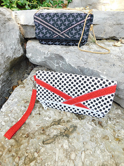 Pattern, ABQ, Classic Fold-over Clutch     ABQ-193