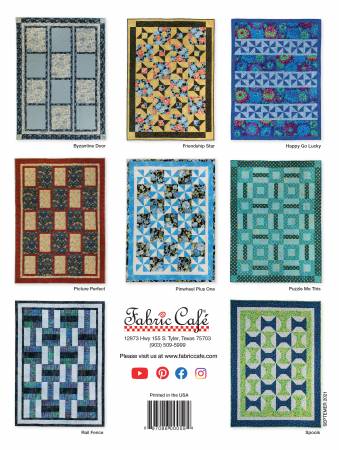 Book, 3 Yard Quilts, Quick & Easy