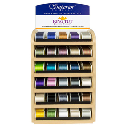 King Tut Assorted Colors Cotton Quilting Thread 3-ply 40wt 500yds