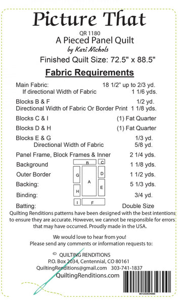Pattern, Picture That QR1180