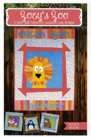 Pattern, Zoey's Zoo # SASSLN0018
