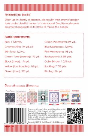 Pattern, Gnomenclature Quilt KFQP137