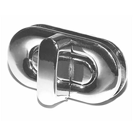 Turn Clasp Oval, Nickel