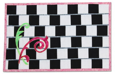 Pattern, ABQ, Illusions Table Runner & Placemat     ABQ-163