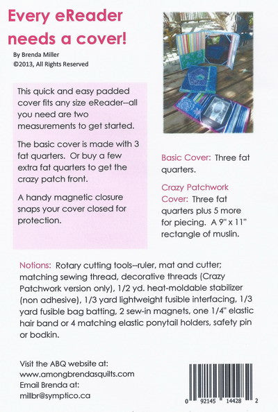 Pattern, ABQ, Every eReader needs a cover!     ABQ-173
